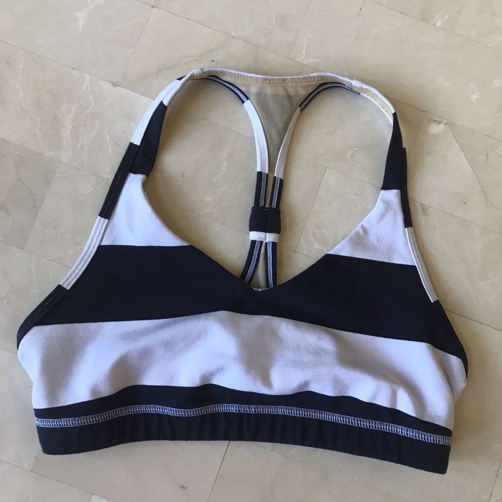 Lululemon Bra Deep Navy/White